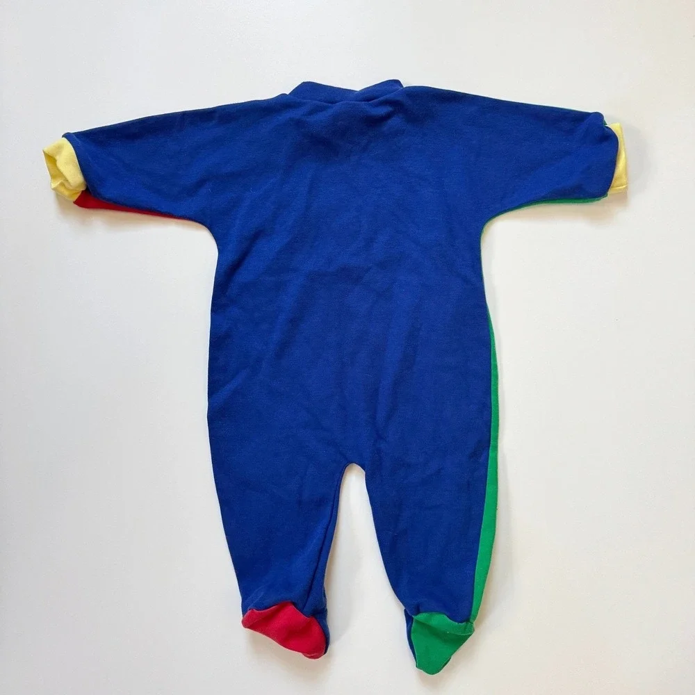 Vintage NEW 90's Y2K‎ Disney Pooh Winnie the Pooh Soccer Footed Pajamas 3-6 Mo.